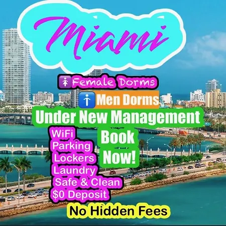 Miami On A Budget - Free Dinner -Coffee - Tea - Every Day-Female Only Dorms - Men Only Dorms - Under New Management